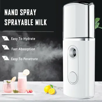 Nano Spray Hidratante De Vapor De La Cara Enfriador De Pulverización De La Máquina Portátil De La Belleza Facial Instrumento Humidificador