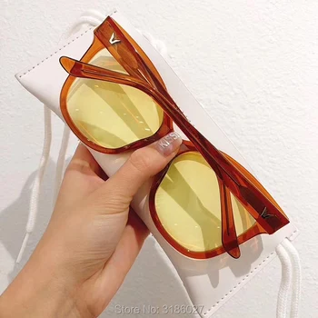 2020 Suave de la Marca de Gafas de sol de las Mujeres de Lujo del Diseñador de LA ROUGE de VUELTA la Moda de Ojo de Gato de gran tamaño Gafas de sol de Mujer Gafas de Sol oculos
