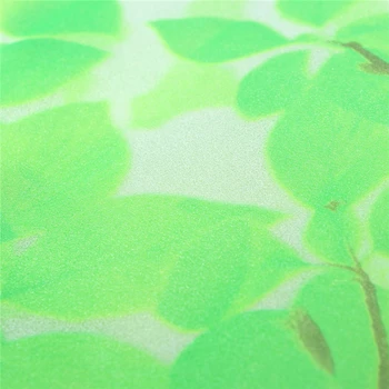 Nueva Llegada 45*200 cm Hojas Verdes de Cristal Esmerilado Película de la Ventana de la etiqueta Engomada de la Sala de la Protección de la Privacidad Hermosa Película Decorativa