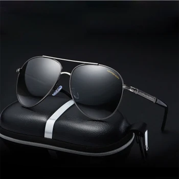 Nuevos Hombres de la Vendimia Gafas de sol Polarizadas Clásico de la Marca de gafas de Sol de Recubrimiento de Lente de Conducción Tonos Para Hombres/Mujeres