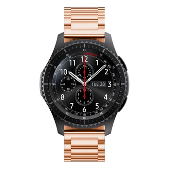 De Acero inoxidable de la venda de Reloj de la Correa Para Samsung Gear S3 reloj inteligente Enlace pulsera para Samsung Galaxy 46mm Reloj con la Herramienta de Ajuste
