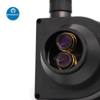 Simul-Focal 7X-45X Trinocular de la Industria de Inspección de Zoom Estéreo Microscopio Jefe de la Unidad Principal Microscopio ocular WF10X de 20 mm de la Lente del Ocular