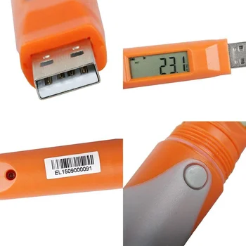 Elitech RC-51 Impermeable USB Temperatura Registrador de Datos Registrador de Probador de Puntos de Estilo de la Pluma de 32000 Puntos de Registro de
