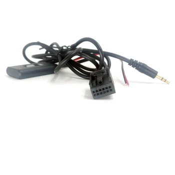 Biurlink 12Pin Auto Radio AUX con conexión Inalámbrica Módulo Bluetooth y el Cable de Audio para BMW Mini Cooper Z4 S Radio Boost CD 53 R50