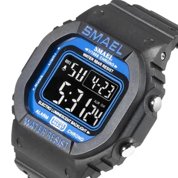 SMAEL Digital Reloj de los Hombres Relojes de los Deportes del LED Militar del Ejército de Camuflaje Reloj de Pulsera Para Chico Impermeable de la Marca Superior Estudiante de Cronómetro