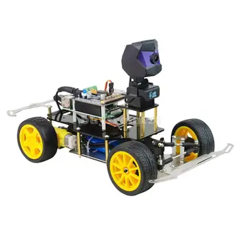XR-F1 Burro Coche Inteligente Robot Kit de Coche AI Auto que conducía el Auto Kit w/ 720P HD Cámara sin terminar