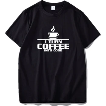 Funciona En Mi Máquina Camiseta de Equipo Java Carta Geek de Alta Calidad de Cuello de Tripulación de la UE Tamaño de Algodón T-shirt