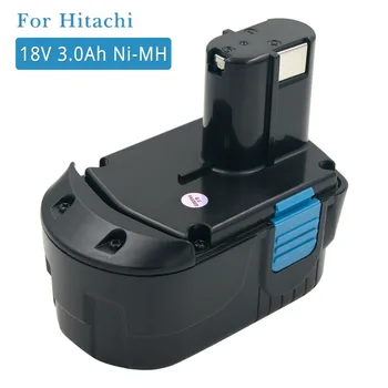 NI-MH 3000mAh de Reemplazo para Hitachi 18V Batería EB1812S EB1814SL EB1820L EB1824L EB1826HL C18DL Herramientas eléctricas Batteria
