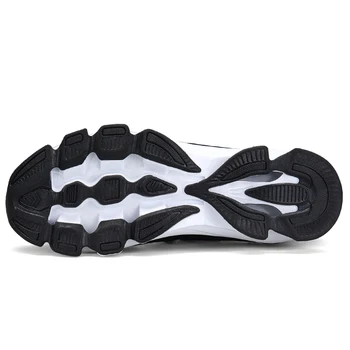 Los Hombres de la moda Transpirable Zapatillas Hoja de Amortiguación Zapatillas de Deporte Ligero Calzado Cómodo Trotar al aire libre Zapatillas de deporte