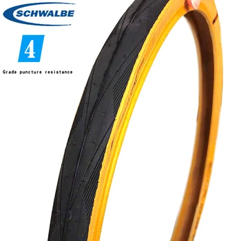 Uno de 20 pulgadas 406 451 de alambre de acero de color amarillo borde exterior del neumático durano 20 * 1.1 pequeño diámetro de la rueda veces neumático de bicicleta tubo exterior