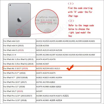 Para el iPad Air 3 2019 caso Funda Slim Flip Magnética Soporte Plegable de Silicona Suave de nuevo Smart Cover para el iPad Air3 10.5 pulgadas casos
