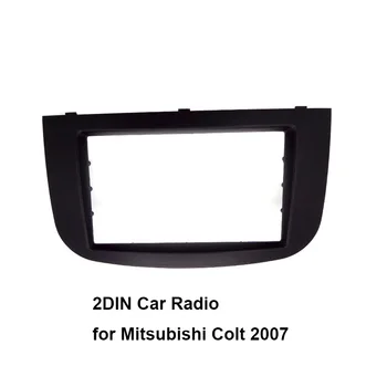 De alta calidad del envío libre de la Radio del Coche 2DIN Fascia para Mitsubishi Colt 2007 estéreo salpicadero marco del panel dash mount kit de adaptador de recorte