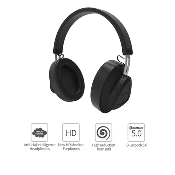 Bluedio TM Bluetooth Auriculares con Micrófono BT 5.0 a Través del oído Wireless Studio Auriculares Plegable Auriculares para el Teléfono Móvil