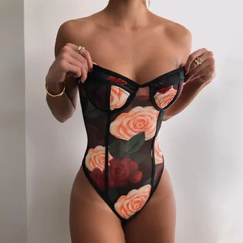 Giyu Sexy Bodycon De La Impresión Floral Vestido De Mujer De La Vendimia Fruncido Fuera Shouldre Sin Respaldo Vestidos Midi 2021 Club De Verano Vestidos De Fiesta