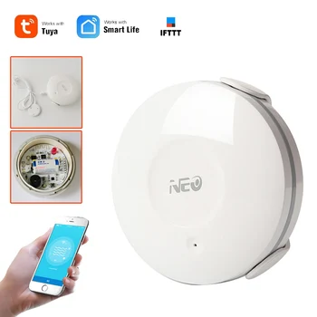 NEOCoolcam Tuya Hogar Inteligente Sensor De Fuga De Agua Smart Wireless WiFi Detector Tuya La Vida Inteligente De La Aplicación De Notificaciones De Alarma