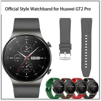 Oficial de la Correa de Estilo para Huawei Reloj GT 2 Pro Ver los Accesorios Pulsera de Cuero Correa de reloj de la Correa para Huawei GT/ GT2 GT2 46mm