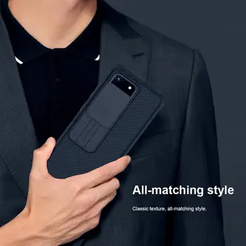 Nillkin para Samsung Galaxy S20 Plus / Ultra Deslice la Cubierta Protectora de la Cámara de Protección de la caja del Teléfono para Samsung S20 Ultra caja de Lente