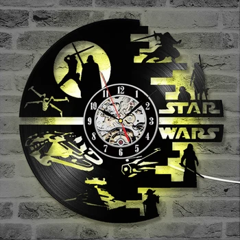 Creativo Reloj de CD del disco de Vinilo Reloj de Pared de la Decoración del Hogar 3D Colgantes Relojes Duvar Saat Reloj de pared