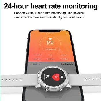 LOKMAT 1.28 Táctil Completa de Fitness Tracker SmartWatch Mujeres Hombres ECG, Monitorización de la Frecuencia Cardíaca Presión Arterial Deporte Reloj Smart watch