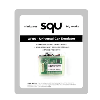 SQU OF80 de Coche Universal Emulador SQU OF80 / OF68 apoya IMMO Para sensor de ocupación de Asiento Tacho Programas