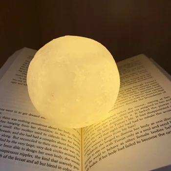 W&G Vinilo Luz de la Luna Creativo DIY 3D de la Batería Luz de la Luna de la Decoración del Día de san Valentín Día de los caídos de Regalo de navidad