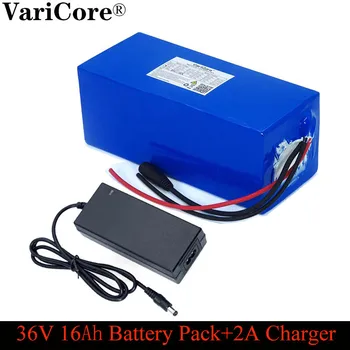 VariCore 36V 16ah 18650 Batería de litio y bms protección de 16000mAh de copia de seguridad fuente de alimentación de + 42V 2A cargador
