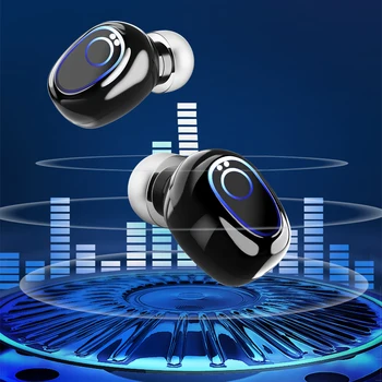TWS Bluetooth Auriculares 5.1 10000mAh de Caja de Carga de Auriculares Inalámbricos 9D Estéreo de los Deportes de la prenda Impermeable Auriculares Auriculares Con dos micrófonos