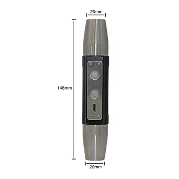 UV Lámpara USB Recargable 6 luz 395NM/365nm Ultravioleta Mini LED Linterna Antorcha Fluorescente de Jade Detector de Dinero linterna