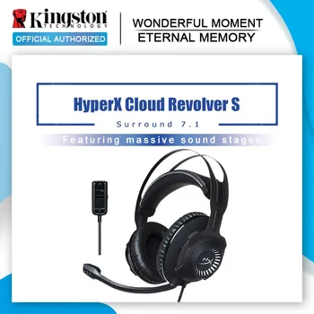Kingston HyperX de auriculares en la Nube Revólver S Gaming Headset con Dolby Surround 7.1 de Sonido de los E-sports auriculares con micrófono para PC, PS4, PS4 PRO