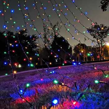 La Luz de la navidad 20M 50M 100M al aire libre de Hadas Cadena de Luz Enchufe en la Navidad de Hadas de la Luz Guirnalda para el Jardín el Árbol de la Fiesta de la Boda
