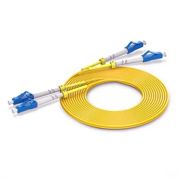 LC/UPC, de LC/UPC Patch Cable de Fibra Diameter3.0 mm Cable de Fibra Duplex del Solo Modo de la Longitud O de Otro tipo de Conector Puede SER Personalizado