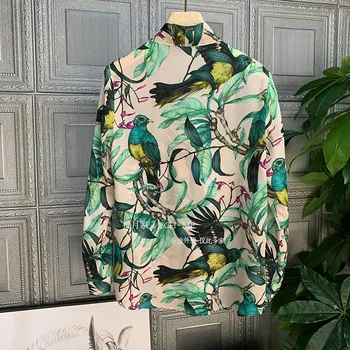 Francia estilo de las mujeres de la comodidad de la impresión floral de bowtie Camisetas de 2020 Primavera verano caliente de la moda de las mujeres de la gasa de la Camisa de B850