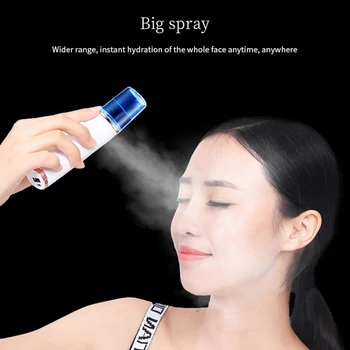 Nano Pulverizador 36ML Cara Spray Rociador de la Niebla del Nebulizador del Banco del Poder de Nano Vapor Facial Humidificador crema Hidratante de la Piel de la Belleza del Cuidado de las Herramientas de