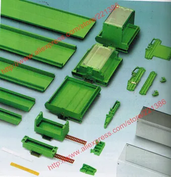 UM90 PCB longitud 251-300 mm perfil del panel de la base de montaje del PWB de la vivienda PCB de montaje en Riel DIN adaptador