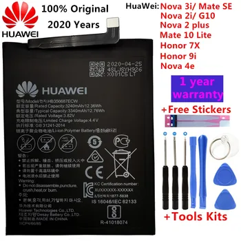 Original de la Batería HB356687ECW Para Huawei Nova 2Plus 2i 2 3i 4e Huawei P30 Lite Compañero SE G10 Mate 10 Lite Honor 7X / 9i