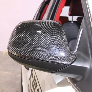 1:1 Reemplazo de carbono cubierta del espejo Para Q5 Audi SQ5 Q5L Q7 SQ7 de Fibra de Carbono de la Vista Posterior del Espejo Lateral Cubierta de Tapas 2009-2019