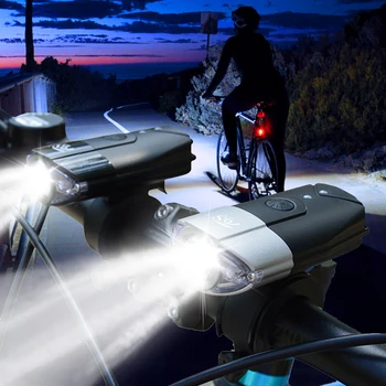 1200 Lumen R3 LED de Bicicletas Linterna para Casco de Moto de Luz LED Linterna Recargable USB de MTB de la Bicicleta del Faro
