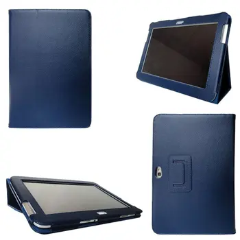 Imán Caso para Samsung Galaxy Note 10.1 2012 GT-N8000 N8000 N8010 N8020 Tableta Cubierta de la tapa Soporte de la PU de Cuero de la Tapa de Folio Stand de la Espalda