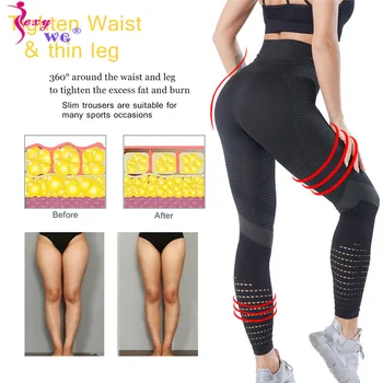 SEXYWG Mujeres de Yoga Pantalones de Cintura Alta Entrenador Polainas de Deporte de Fitness Pantalones Inconsútiles del Mallas de Gimnasia de Entrenamiento Botín Butt Lifter Bragas