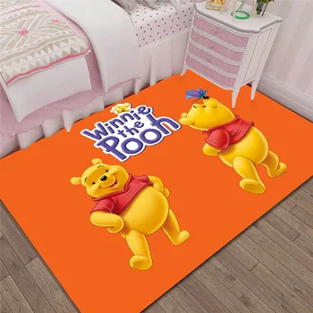 Disney Winnie the Pooh, Mickey Minnie impresión en 3D de los Niños de la alfombra de dibujos animados sala de estar dormitorio alfombra del piso de la Sala de decoración