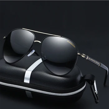 Nuevos Hombres de la Vendimia Gafas de sol Polarizadas Clásico de la Marca de gafas de Sol de Recubrimiento de Lente de Conducción Tonos Para Hombres/Mujeres