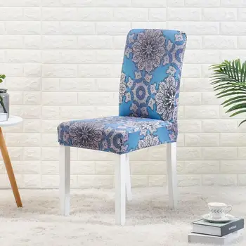 Fundas para sillas para Comedor Tramo de la Silla de Oficina de la Cubierta Elástica Extraíble Asiento Funda housse de chaise Lavable