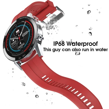 Personalizado Watchfaces Reloj Inteligente Para los Hombres de Negocios 360*360 HD Ronda de la Pantalla de la prenda Impermeable IP68 ECG Monitor de Ritmo Cardíaco Smartwatch