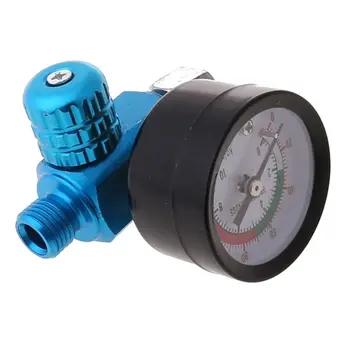 Neumático Aerógrafo Medidor de Presión de Aire 0-140 PSI Aceite de Trampa de Agua Separador de Filtro