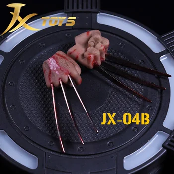 Escala 1/6 De Wolverine Logan Pata Manos Conector De Tipo Normal, El Daño, La Sangre De La Versión De 12 Pulgadas De Figuras De Acción