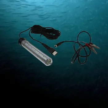 5V 12V 6.5 W USB Submarino de la Noche la Luz de la Pesca Impermeable Barco Sumergible Ultra Brillante con el Interruptor de Alimentación de Accesorios de Pesca Att
