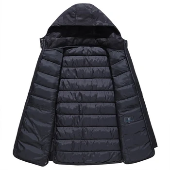 Gran tamaño de los hombres de algodón de abrigo 160kg suelto versión plus de tamaño extra grande de gran tamaño de la chaqueta de algodón abrigo de invierno 12XL 11XL