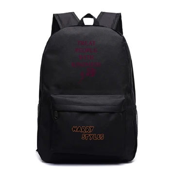 Hombres/Mujeres Bolsos Unisex Harajuku Mochilas Harry Styles Estudiante de Viaje Mochila de la Moda Femenina de la mochila de Nylon de la Cartera