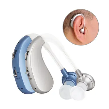 2 Modos de Mini Recargable audífono Ayudas para las personas Mayores Invisible Inalámbrico Digital BTE audiencia Dispositivos Amplificadores de Sonido Barato