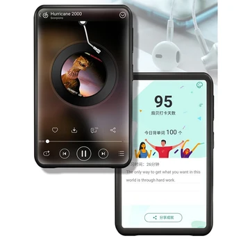 RISE-Reproductor de Música Inteligente Android Reproductor de Mp4 Completo Sn Contacto con Bluetooth, Reproductor de Música MP3 de 8 gb de Memoria